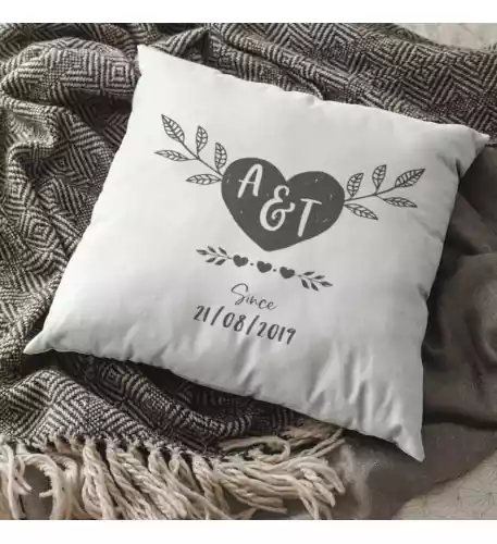 Personalised Together Since Cushion Personalised Together Since Cushion