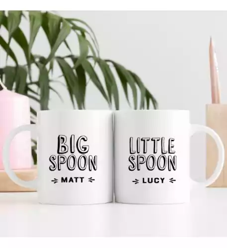 Big Spoon Little Spoon Mug Set