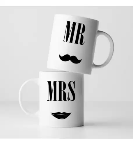 Mr and Mrs Mug Set