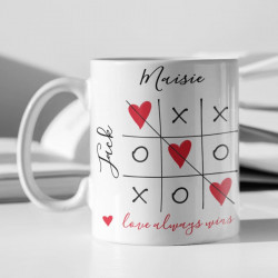 Love Always Wins Personalised Mug