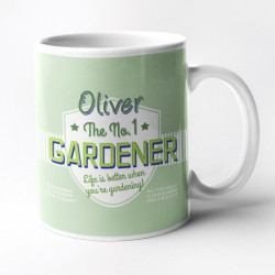 Personalised No.1 Gardener Mug