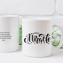 Personalised Mrs Miracle Mug