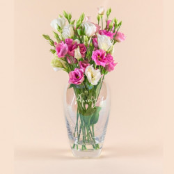 Personalised Script Name Swarovski Vase