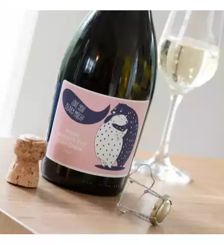 Personalised Love You Beary Much Prosecco