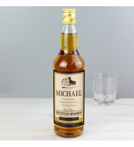 Personalised Any Name Whisky Gift