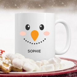 Personalised Festive Snowman Mug Personalised Festive Snowman Mug