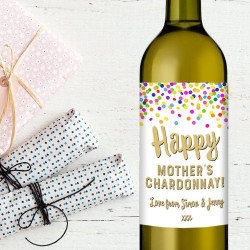 Happy Mother's Chardonnay Wine Gift