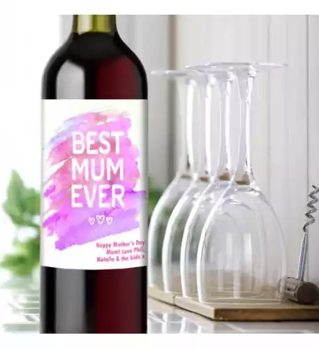 Best Mum Ever Wine Gift