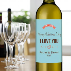 Valentine's Chandelier Wine Gift Personalised Valentine's Chandelier Wine Gift Personalised