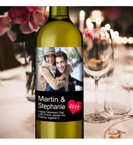 Couple's Personalised Wine Gift