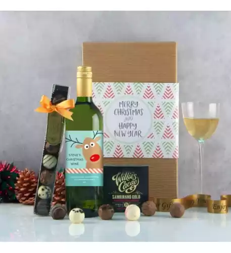 Christmas Wine Gifts - Cute Reindeer