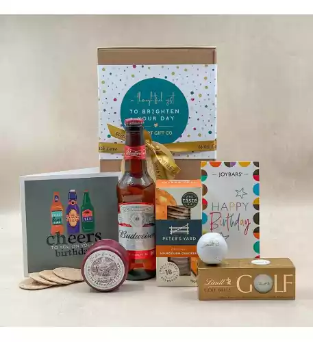 Birthday Beer Gift Box - A Tasty Toast to a Golfer
