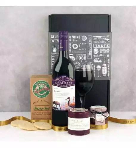 Luxury Cheese & Wine Hamper - White Duo