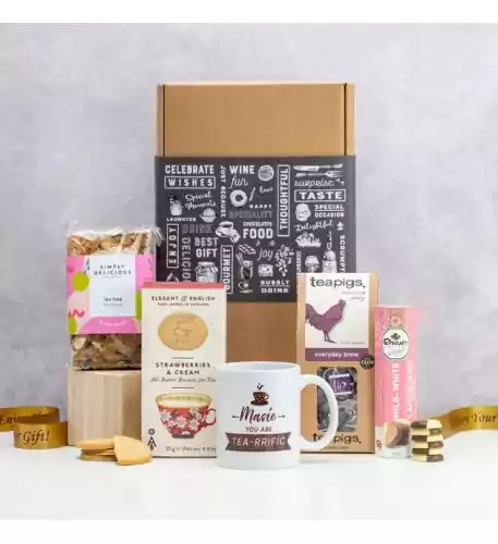 You are Tea-riffic Tea and Cake Hamper