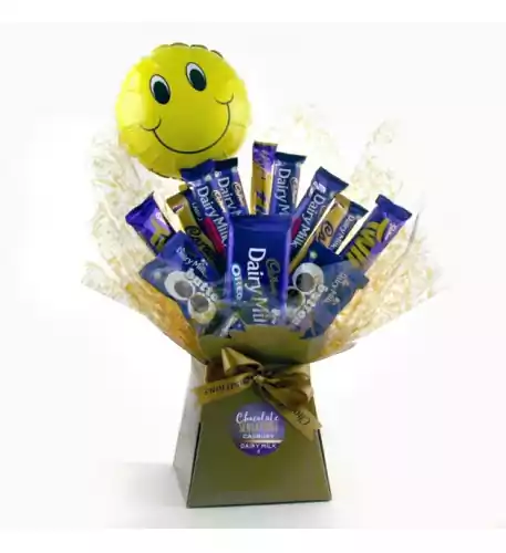 Happiness Is a Dairy Milk Chocolate Bouquet