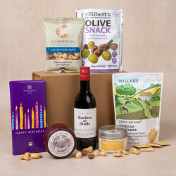 Happy Birthday Cheese and Red Wine Hamper