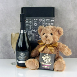 Prosecco and Chocolates with Teddy Bear Prosecco and Chocolates with Teddy Bear