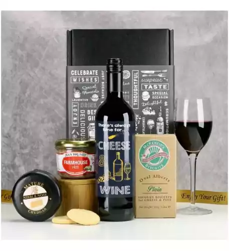 Always Time for Cheese and Wine - Cheese Hampers