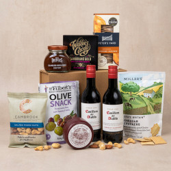 A Trio of Cheeses Wine Hamper