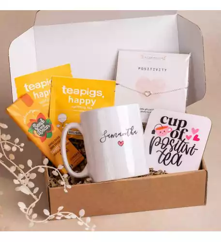 Positivi-Tea Gift Box with Coaster Positivi-Tea Gift Box with Coaster