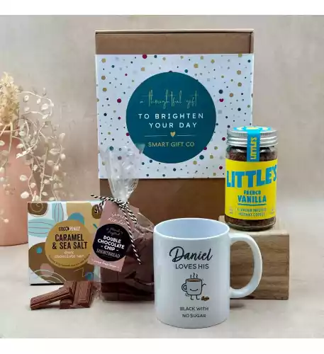 Personalised Coffee and Cookies Gift Box