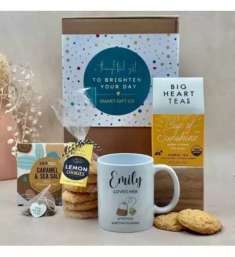 Personalised Tea and Cookies Gift Box