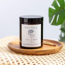 November Birthday Flower Candle