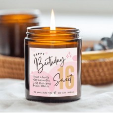 Personalised Sweet Sixteen Candle