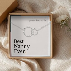 Forever Connected Two-Link Necklace - â€œBest Nanny Everâ€