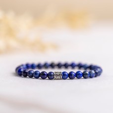 Lapis Lazuli Bracelet - Sterling Silver - Natural Healing Crystal Jewellery