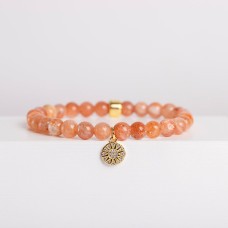 Sunstone Gemstone Bracelet - Celestial-Themed Charm, Handmade Jewellery