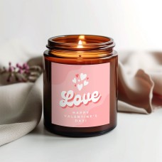 Romantic Love Scented Candle - Happy Valentine's Day