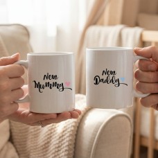 New Mummy and Daddy Coffee Mugs