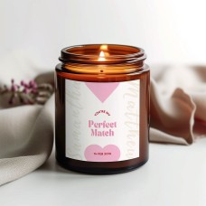 Personalised Romantic Candle - You're My Perfect Match