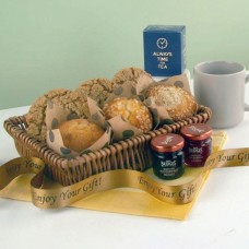 Muffins Cookies and Tea Gift Basket