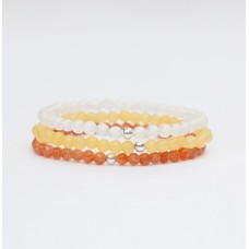Joy & Positivity Bracelet Set - Uplifting Crystal Healing Jewellery