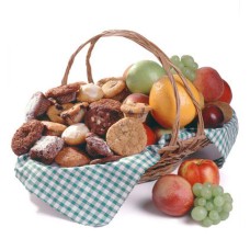 Muffins & Fruit Gift Basket (30 assorted piece)
