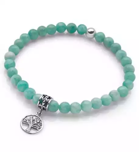 Amazonite Tree of Life Bracelet