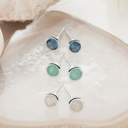 Aqua Drops Studs (Set of 3)