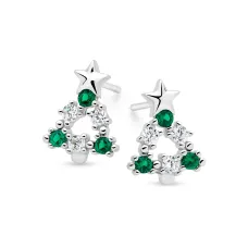 Magical Christmas Tree Stud Earrings
