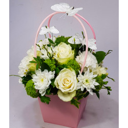  With pure love! - Snow-white flower ball