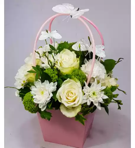  With pure love! - Snow-white flower ball