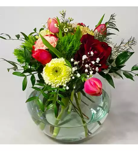  Secret and magic - bouquet in a glass ball 1