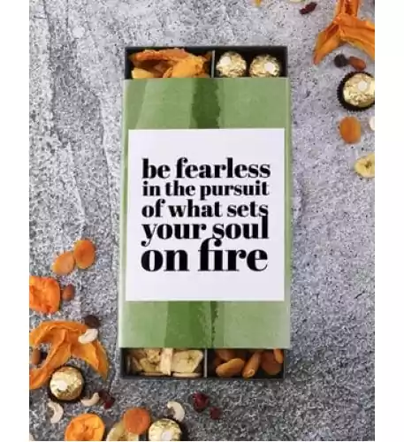 Be Fearless Motivational Snack Tray Be Fearless Motivational Snack Tray