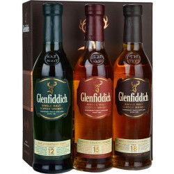 Glenfiddich Tasting Collection Gift Pack 3 x 20cl