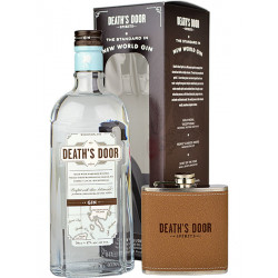 Deaths Door Gin 70cl Gift Set with Hip Flask Deaths Door Gin 70cl Gift Set with Hip Flask