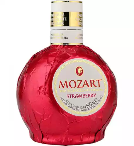 Mozart Strawberry White Chocolate Cream Liqueur 50cl