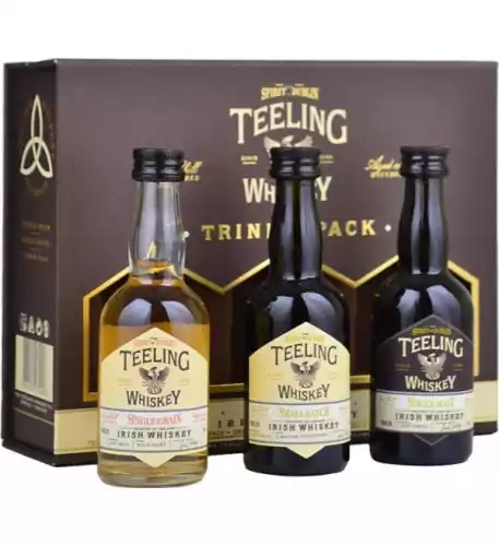 Teeling Trinity Collection Miniature Gift Pack 3 x 5cl
