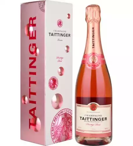 Taittinger Prestige Rose NV Champagne 75cl in Taittinger Box