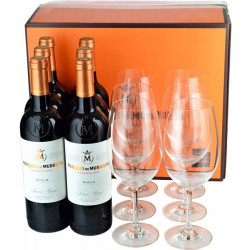 Marques de Murrieta Tinto Reserva Rioja 2015/2017 6x75cl & 6 Wine Glasses Marques de Murrieta Tinto Reserva Rioja 2015/2017 6x75cl & 6 Wine Glasses